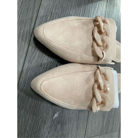 Brand New Juliet Holly Women’s 10 Slip on Loafers Flats Metal Chain - Picture 2 of 8